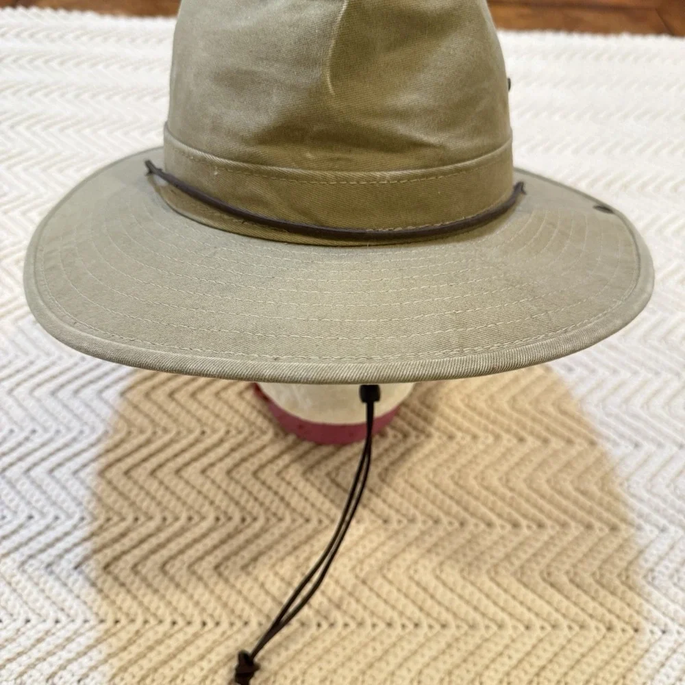 HH Henschel Hat Medium Indiana Jones Outback Safari Explore‎ Lined Vintage